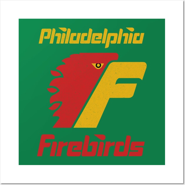 DEFUNCT - PHILADELPHIA FIREBIRDS Wall Art by LocalZonly